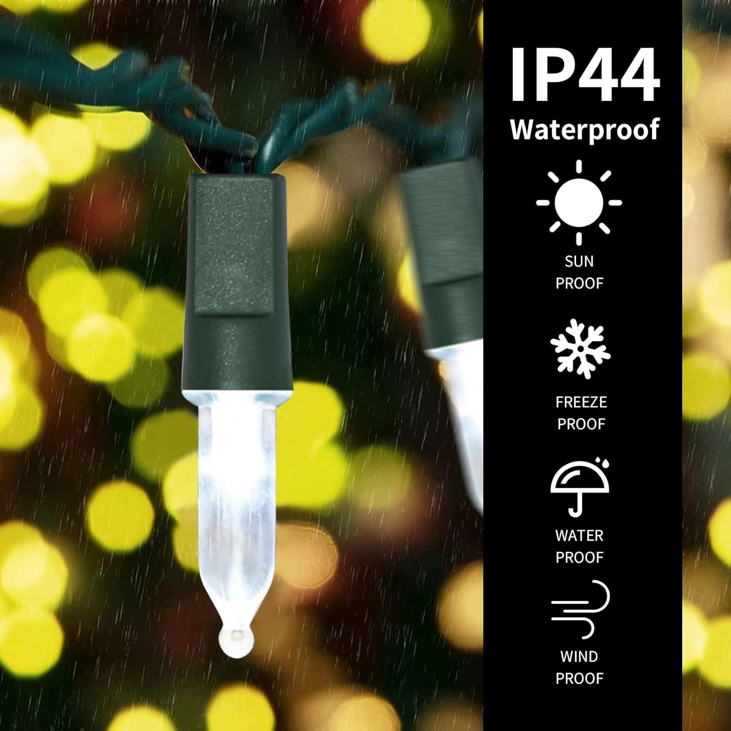 Battery Operated String Lights, 50 Led 18Ft Christmas Lights Mini Lights With Timer & 8 Modes, For Christmas Tree Wreath