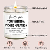 Funny Scented Candle, Gifts For Runners Men, Women, Christmas, Cross Country Running Gifts, Half Marathon Essentials, Track And Field, Running Accessories For Women, Marathon Runner Presents