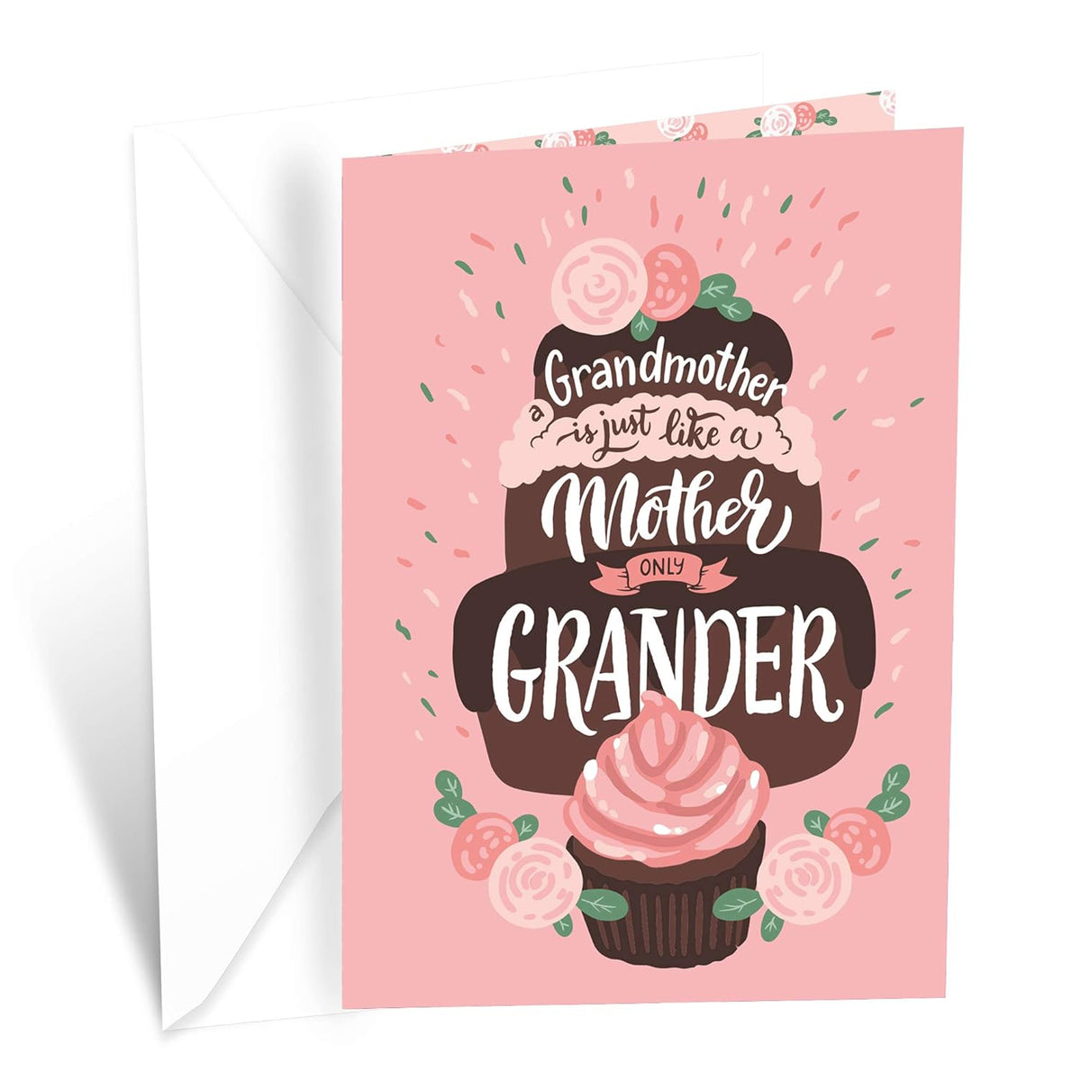 Grandma Mother'S Day Card, Made In America, Eco-Friendly, Thick Card Stock With Premium Envelope 5In X 7.75In, Packaged In Protective Mailer