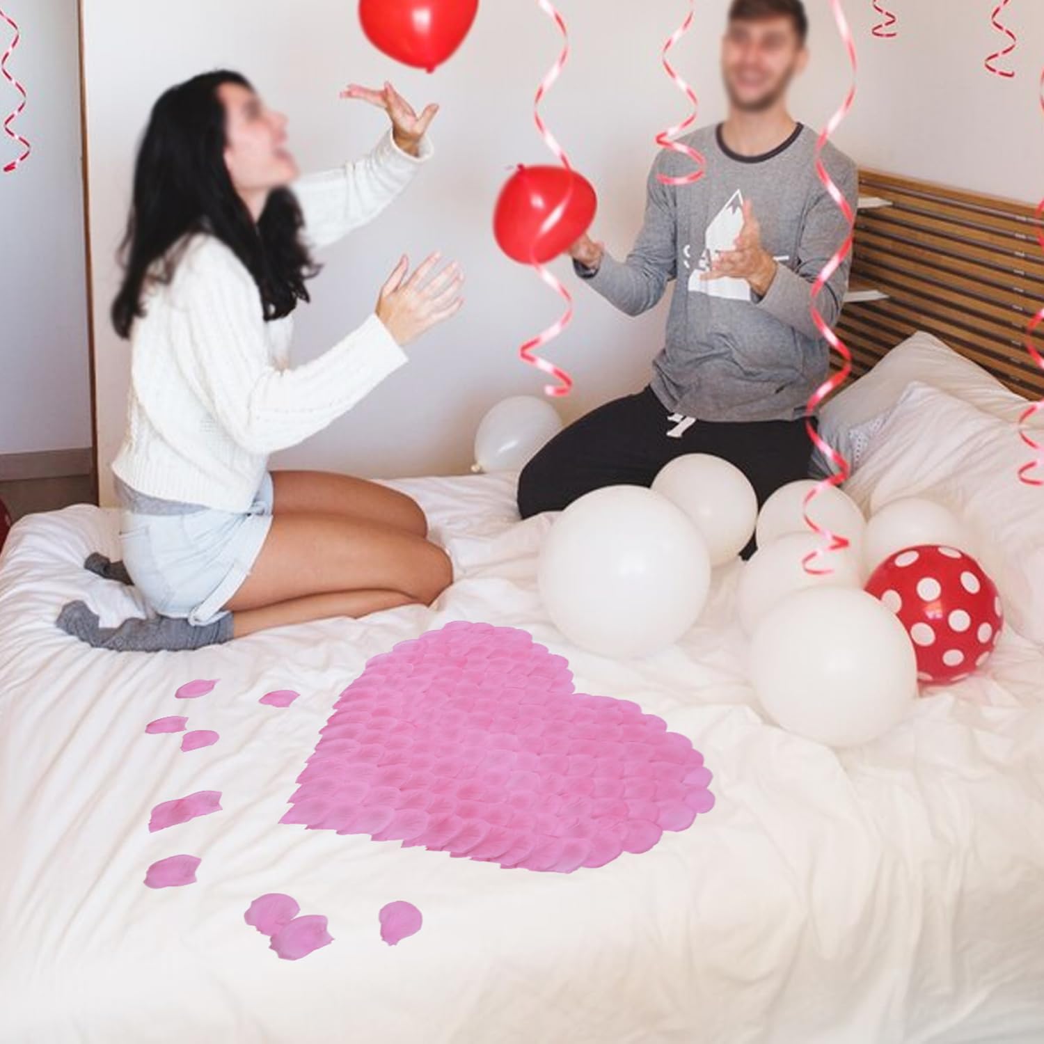 Rose Petals 2000 Pcs, Artificial Rose Petals, Rose Petals For Proposal, Flower Petals For Decoration, Flower Petals For Throwing At Wedding, Pink
