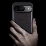 Pixel 9 Wood Case, Natural Wood & Black TPU, Shockproof - Blackwood