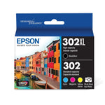 302XL Ink, High Capacity Black & Color Combo for XP-6000/6100 Printers