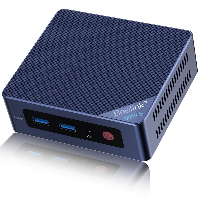 Beelink Mini PC, Mini S12 Pro Intel 12th N100(4C/4T, Up to 3.4GHz), 16GB DDR4