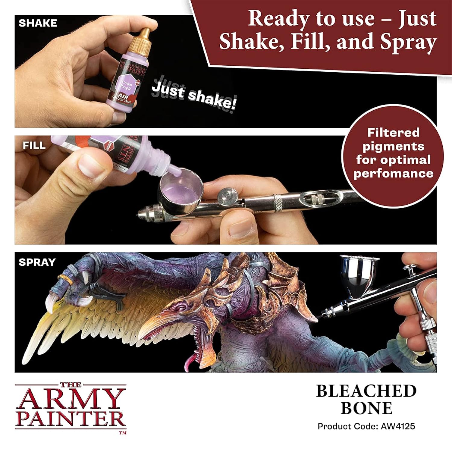 Warpaints: Acrylics: Air Bleached Bone – 1X 18Ml Acrylic Paint By Hobby Paint – Dungeons And Dragons Miniatures, Warhammer 40K Miniatures, Models – Ttrpg D&D Dnd