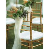 Artificial Roses With Stems,30Pcs Green Glitter Roses Silk Roses Artificial Flowers For Crafts Wedding Bouquet Home Decoration(Green)