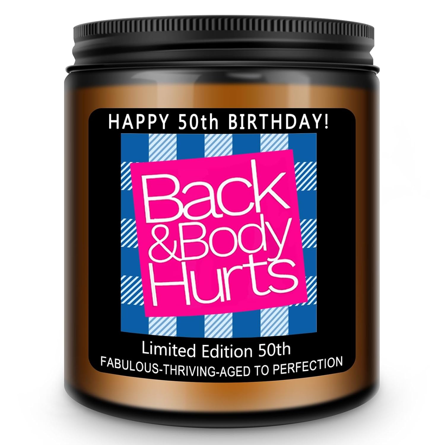 50Th Birthday Gifts For Her Him, Happy 50Th Birthday Candles Gift For Women Men, Funny 50 Years Old Decorations Ideas- Lavender Scented Candle