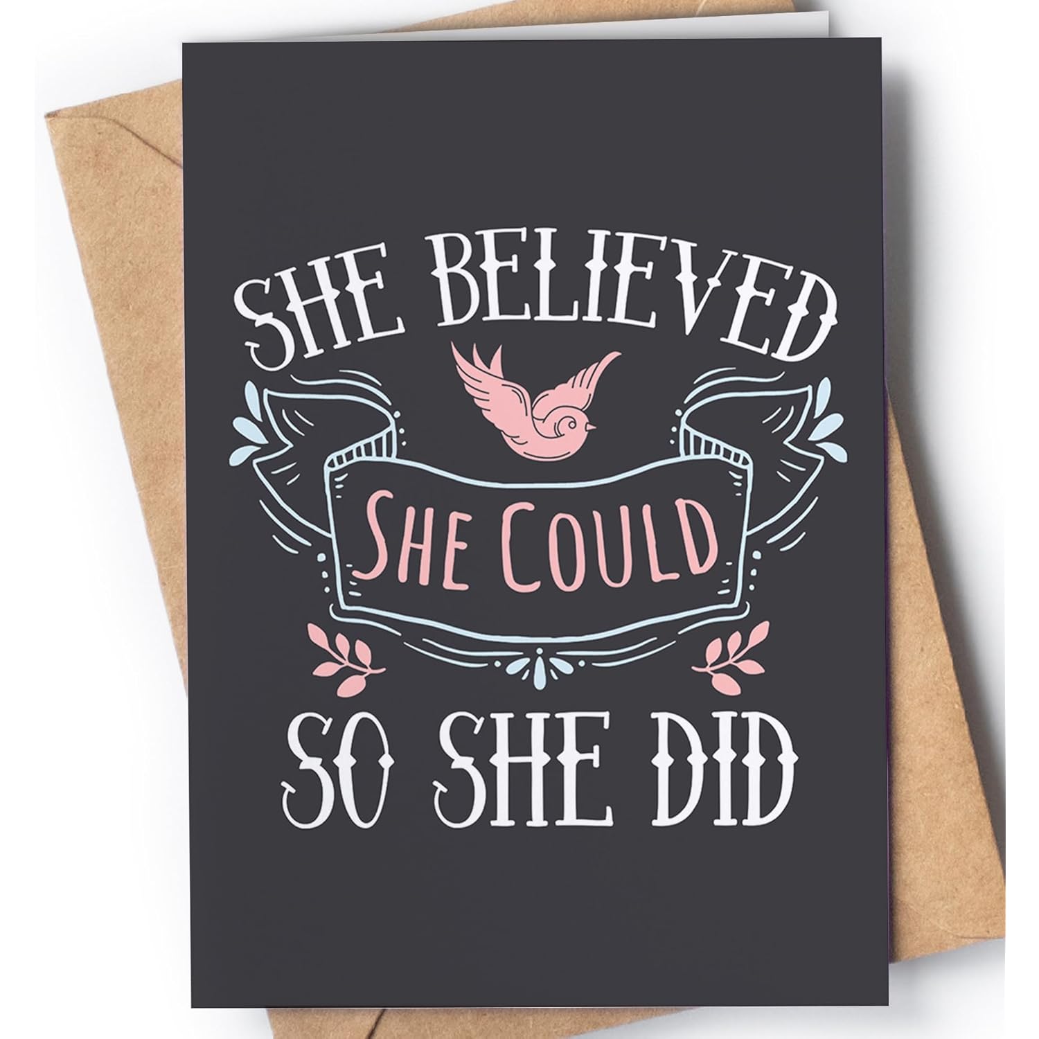 Inspirational And Empowering Card For Her | Congratulatory Card For Women | Perfect Card For Birthday, Graduation, Christmas, Mother'S Day For Daughter, Sister, Mom, Girlfriend, Wife...