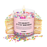 Birthday Cake Scented Candle, Natural Soy Candle With Birthday Cake & Buttercream Notes, Aromatherapy For Relaxation, Unique Candles Gifts For Women, 60-Hour Burn Time - By Ryan Porter