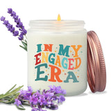 Engagement Gifts For Her - In My Engaged Era - Soy Scented Candle - Unique Bridal Shower Bachelorette Gifts For Bride Future Mrs