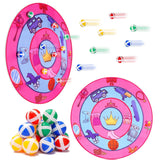 Baby Gender Reveal Voting Games Boy or Girl Baby Shower Games Decorations Kit He or She Dart Board Games with Voting Sticky Balls (20 Balls)