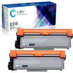 Dell E310/E515 Toner, 2-Pack High Yield Black, for E310dw/E514dw/E515dw