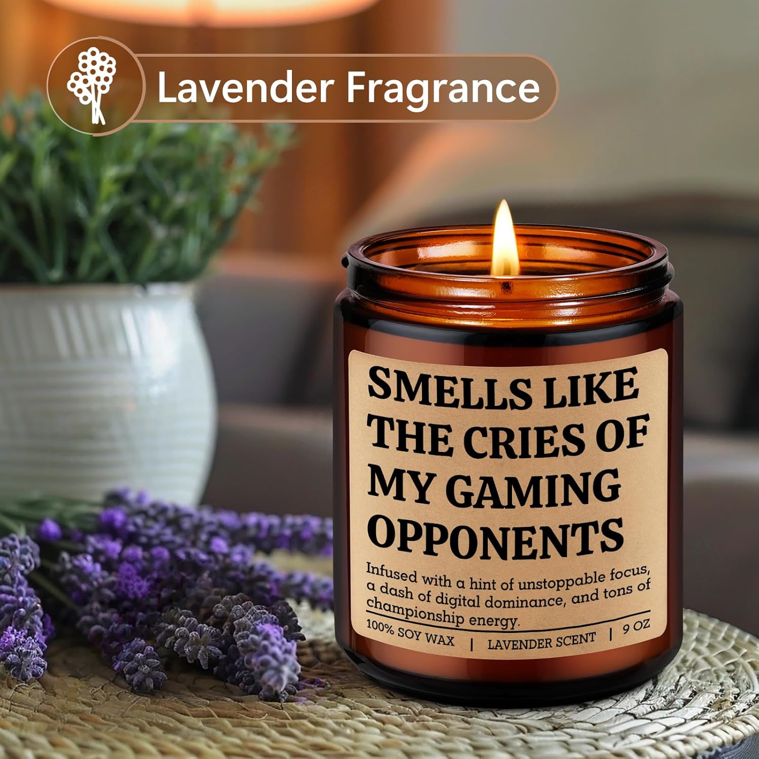 Video Game Candle, Gifts For Gamers Men, Women, Teen Boys, Girls - Gaming Gifts For Video Game Lovers - Funny Valentines, Birthday Presents For Gamer Boyfriend, Son, Husband, Dad, Gaming Stuff