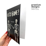 Funny Valentine'S Day Card For Husband, Boyfriend, Wife, Or Girlfriend - Dirty Halloween Skeleton - Funny Birthday Card For Men Or Women - Naughty Valentine'S Day Card For Him Or Her