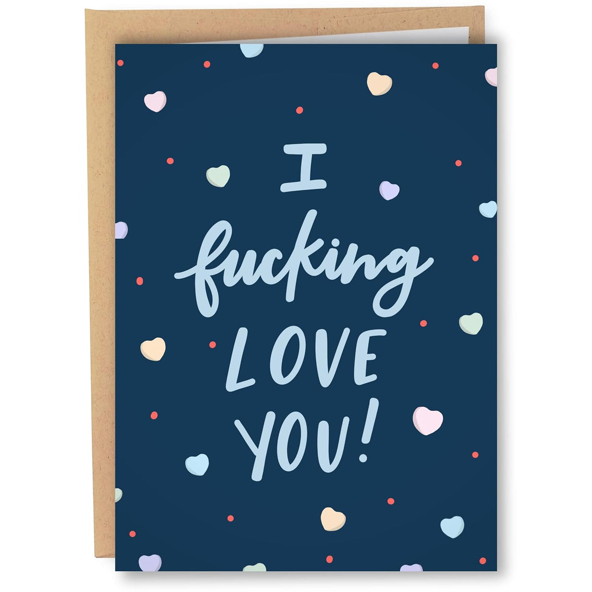 Funny Anniversary Cards For Husband Or Wife - Naughty Birthday Card For Men Or Women - Valentine'S Day Cards For Him Or Her - I Love You Dirty