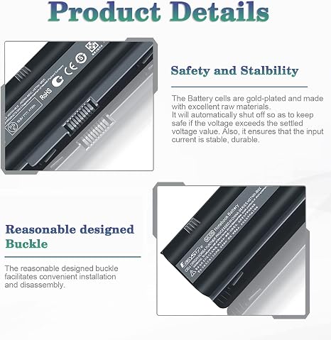 Dell J1KND 48Wh Laptop Battery Replacement for Inspiron N5010 N5110 N7110 Vostro 3550