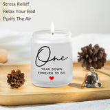 1 Year, 1Th, One Year, First Anniversary Candles Gifts For Him Her Couple- Happy Paper Anniversary Girlfriend Boyfriend Wife Husband Gifts