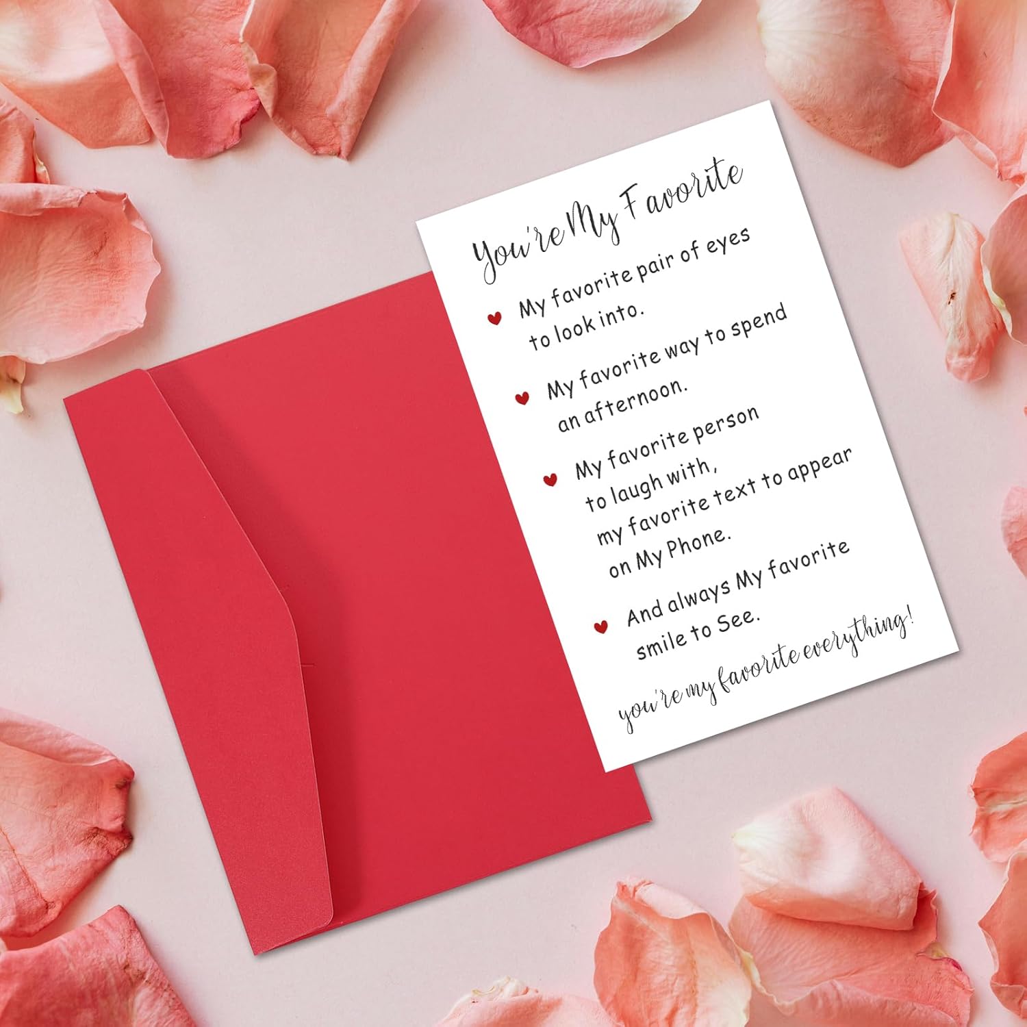 Valentines Card For Him Her Romantic Birthday Anniversary Card For Boyfriend Girlfriend Fiance Fiancee Valentines Day Christmas Gifts For Husband Wife, 5 Senses Gift For Him Her