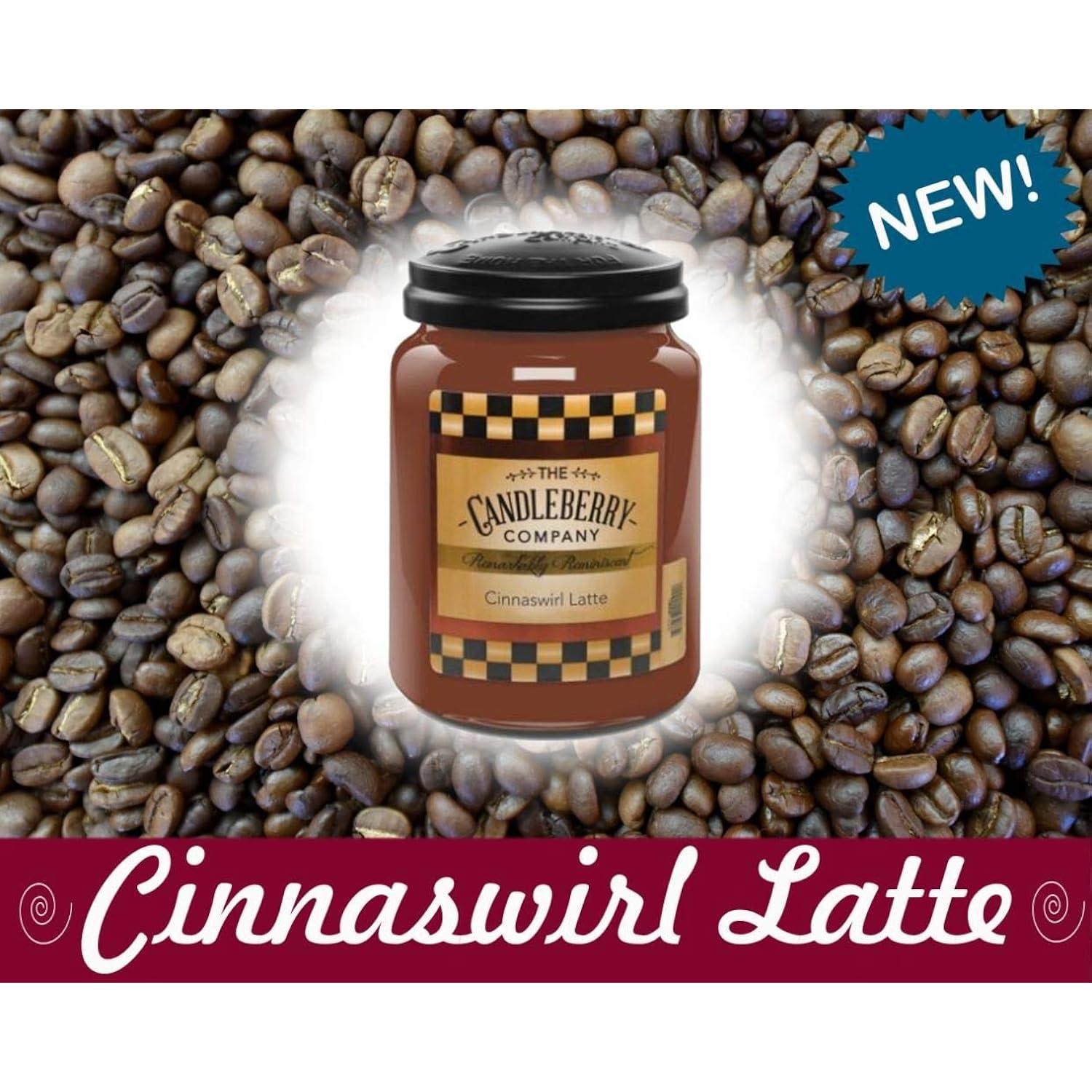 Candleberry Candles | Cinnaswirl Latte Candle | Best Candles On The Market | Hand Poured In The Usa | Highly Scented & Long Lasting | Large Jar