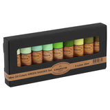 Extra Fine Professional Oil Paint Set For Artists, Shades Of Green - Bonjour Set Of 9, 20 Ml Tubes, Finely Milled, Non-Yellowing Artist Oil Paints In French Riviera-Inspired Hues