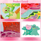 36 Pieces Valentine‘S Day Cards For Kids Dinosaur Valentine‘S Day Boxs For Boys Dinosaur Valentine‘S Day Cards And Valentine Mailbox For Classroom Exchange Party Supplies