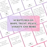 Biblical Affirmation Cards, 60 Unique Christian Art Gifts Scripture Prayer Cards, Positive Religious Inspirational Affirmation Cards Deck, Bible Verse Encouraging Gift For Women And Men