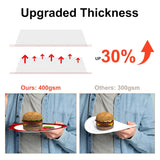 50-Count Christmas Disposable Paper Plates: Large Oval Heavy-Duty Dinnerware Set For Party Supplies And Holiday Dinner Table Decorations, 10.2 X 12.6 Inch (Christmas-Car)