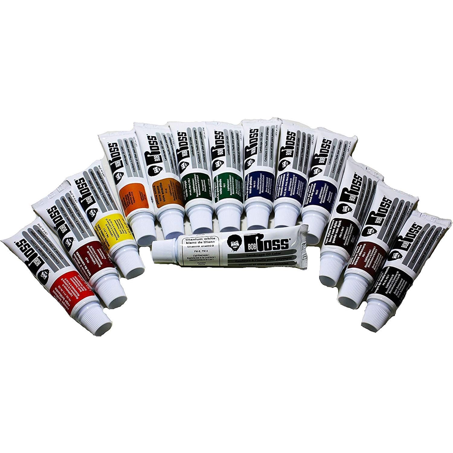 Bob Ross Landscape Oil Full Set of 14 Paints (37ml Tubes)
