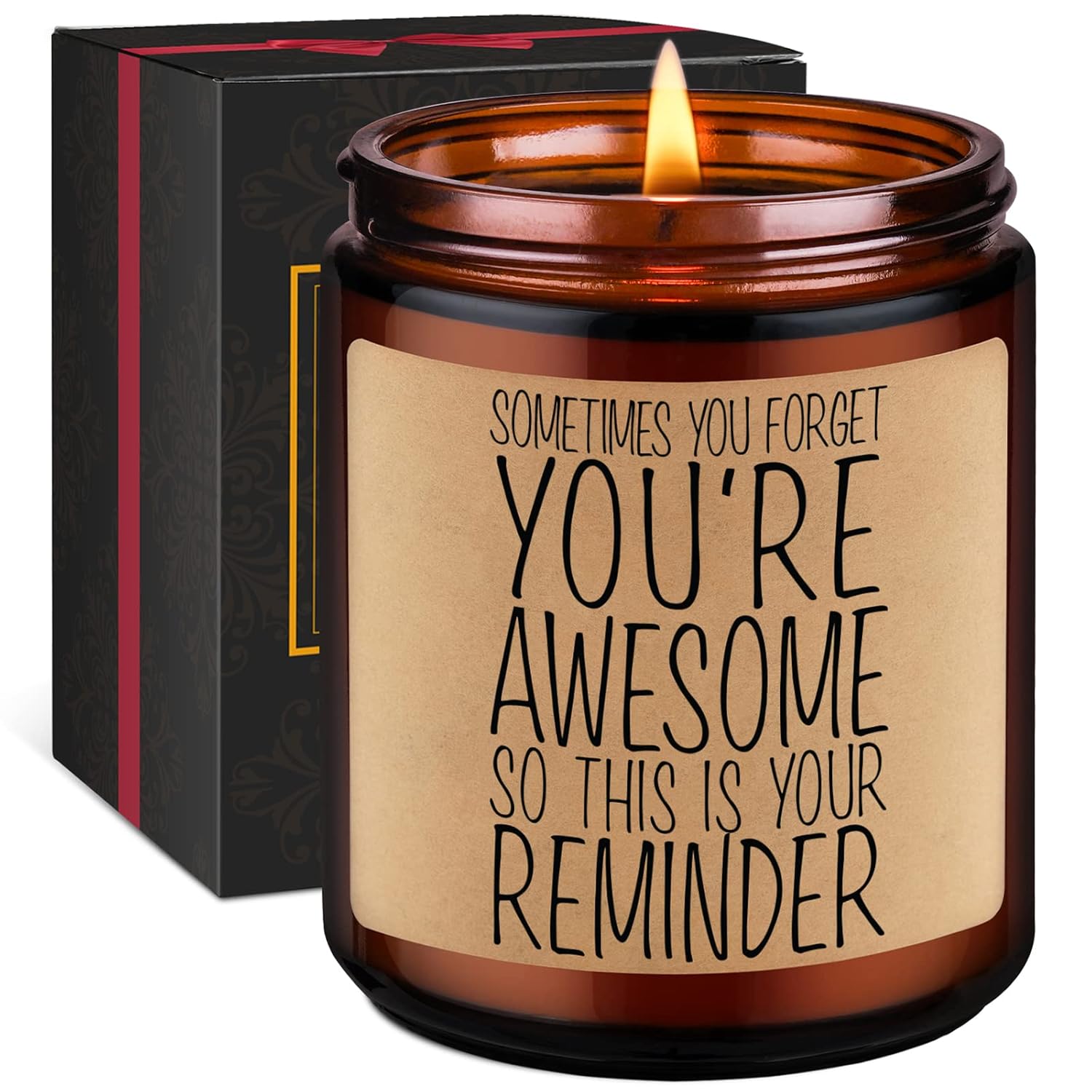 Thank You Candle, Stress Relief Gifts, Relaxing Gifts For Women, Men - Funny Calming, Relaxation, Galentines Day, Valentines Day Ideas For Stressed Out People, Daughter, Friend, Coworker, Teacher