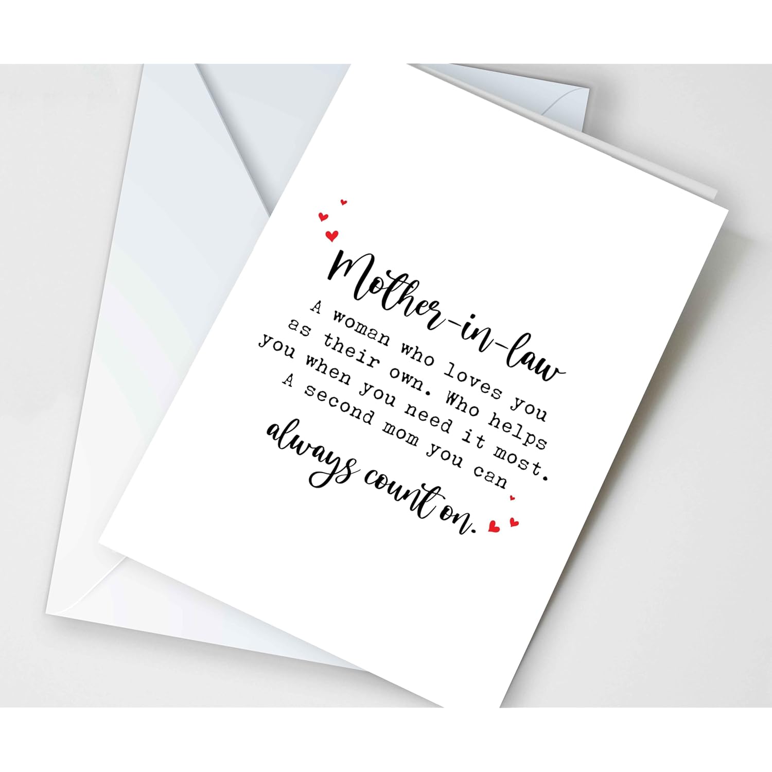 | Birthday Card For Mother In Law, Funny Card For Mil, Mother'S Day Gift For Mother-In-Law From Daughter Or Son In Law (Can Always Count On)