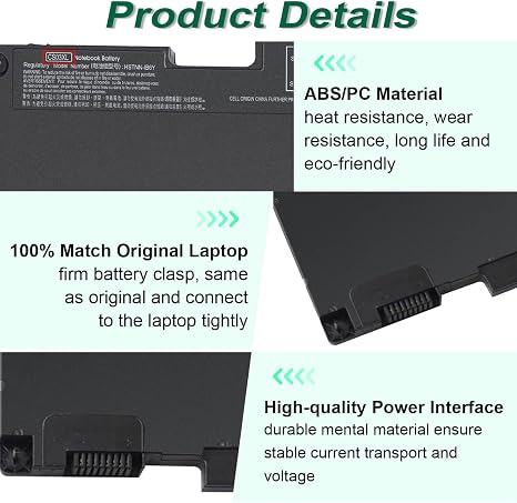 CS03XL Laptop Battery Replacement for HP EliteBook 840 850 745 755 G3 G4 ZBook 15u