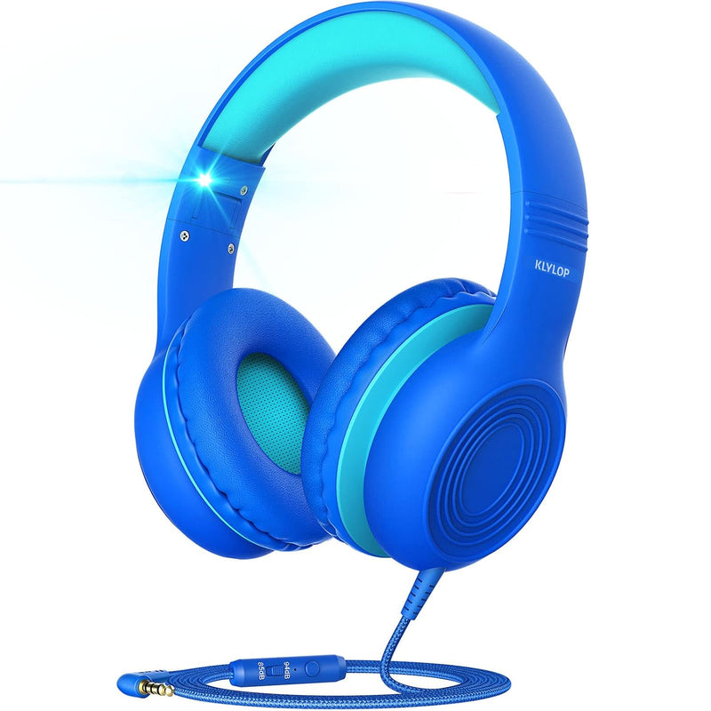 Kids Headphones With Microphone, Wired Headphone Over-Ear For Kids For School,