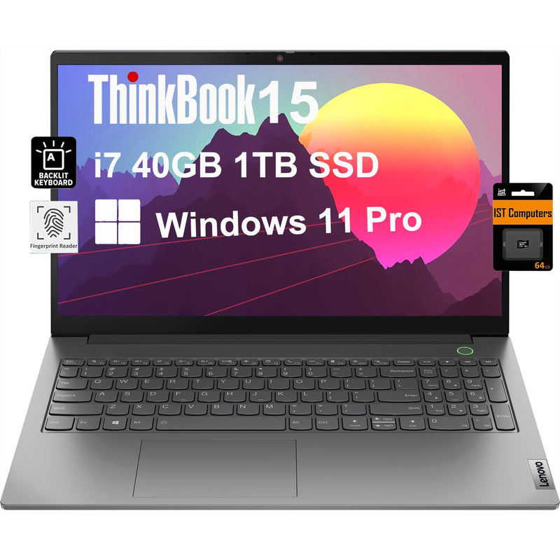 Lenovo ThinkBook 15 Gen 4 15.6" FHD (12th Gen Intel 10-Core i7-1255U, 40GB RAM