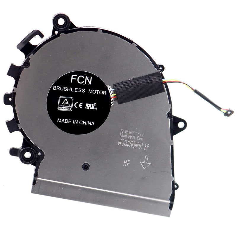 Left Side Cpu Cooling Fan Dfs150705Br0T Fkjh Replacement For Lenovo Yoga 530-1