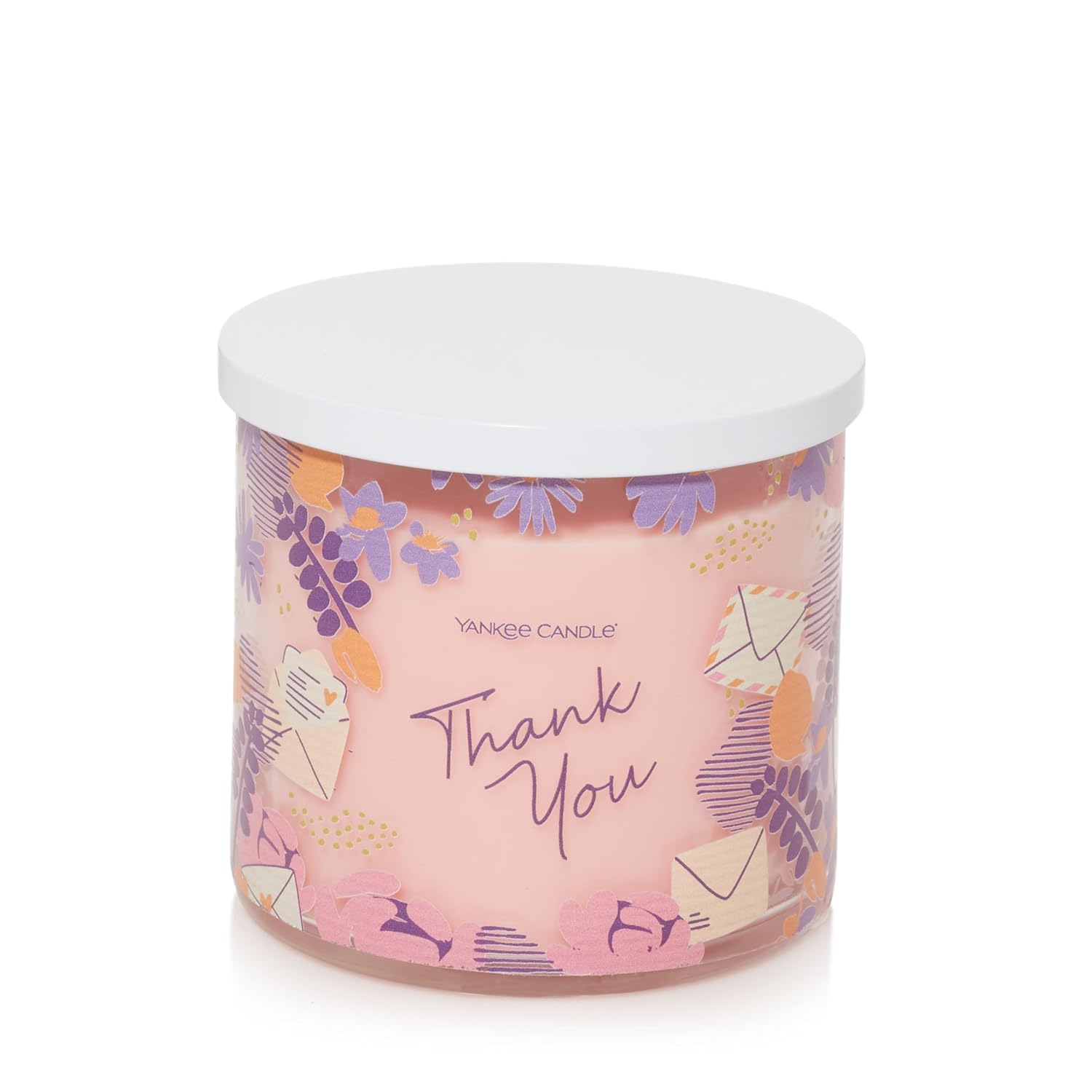 Yankee Candle Pink Sands 3-Wick Candle, Appreciation Gift, 14.5oz, Perfect for Women & Men, Teachers, Friends, Hosts