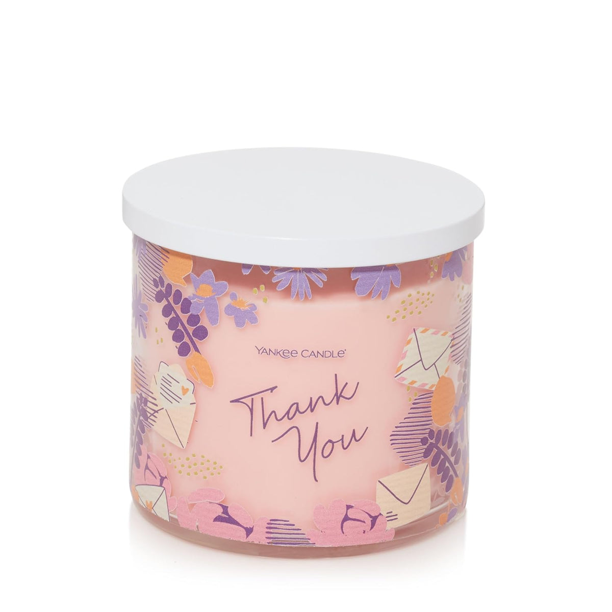 Yankee Candle Pink Sands 3-Wick Candle, Appreciation Gift, 14.5oz, Perfect for Women & Men, Teachers, Friends, Hosts