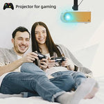 Mini Projector, 1080P, 170", Portable, Stylish Design, Phone/Tablet Compatible