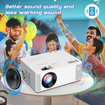 1080P Mini WiFi Projector, Portable, Outdoor, iOS/Android/PC, HDMI/USB