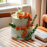 100 Pcs Mini Orange Roses Artificial Flowers Bulk, 1.9" Small Silk Fake Roses Flower Heads For Decoration, Wedding Centerpieces Bridal Shower Party Home Decor,Diy Crafts (Orange)
