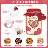 Valentines Day Cards For Kids School - 50 Pack Mason Jar Happy Valentine'S Day Card Bulk, Funny Exchange For Boys Girls Toddler School Class Classroom Party Favors (Candy Not Included)
