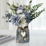 Fake Flowers In Vase,Faux Flowers In Vase,Table Centerpieces For Dining Room,Flower Centerpieces For Tables,Artificial Flowers,Kitchen Decor,Coffee Table Decor