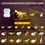 14Ft 20 Led Dinosaur String Lights Room Decor For Kids Dinosaur Battery Operated String Lights Dinosaur Room Decor For B