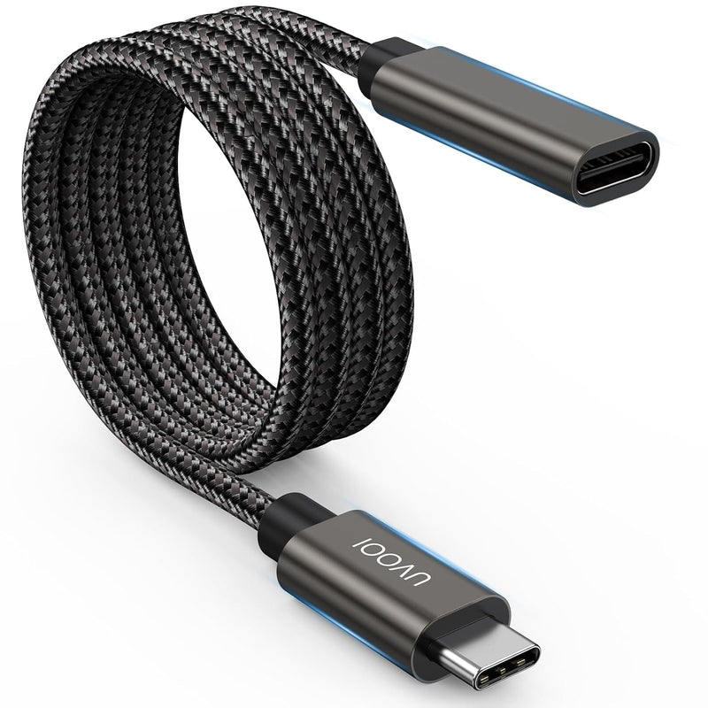 Usb C Extension Cable 10Ft, Usb C Extender Cord Male To Female Usb 3.1 Gen2 Ty