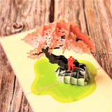 - Happy Anniversary Pop Up Card, Romantic Love Cherry Blossom Card, Valentines Day Pop Up Card Thinking Of You For Couple, Wife, Girlfriend - Handmade Present On Any Occasion 6'' X 6''