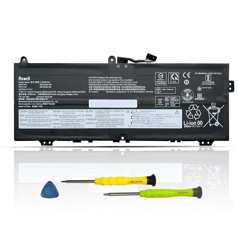 L19D4Pg2 L19M4Pg2 L19L4Pg2 Laptop Battery Compatible With Lenovo Flex 5-1470 1