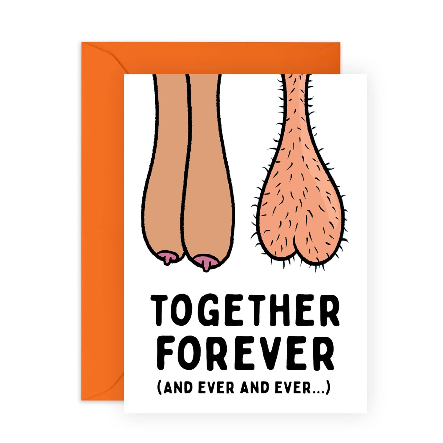 Valentines Day Card - Wedding Anniversary Cards For Wife - Funny Anniversary Card For Couple - Bronze Silver Golden - Raunchy Valentines Card For Husband - Comes With Fun Stickers And Envelope