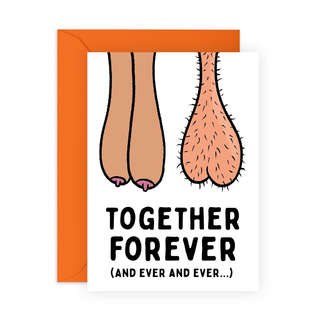Valentines Day Card - Wedding Anniversary Cards For Wife - Funny Anniversary Card For Couple - Bronze Silver Golden - Raunchy Valentines Card For Husband - Comes With Fun Stickers And Envelope