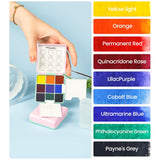Travel Watercolor Paint Sets - 9 Pigment Colors, All-In-One Kits (Pouch, Brush, Cardstock), Bulk Watercolor Sets For Studios & Gifting