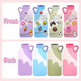24Pack Valentines Day Cards For Kids School With Water Bottle Cards And 200Pcs Stickers, Valentine Crafts Class For Boys And Girls