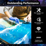 Crystal Clear Epoxy Resin Kit - No Yellowing, No Bubble Art Resin For Crafts, Jewelry, Wood & Molds (2 Gallon)