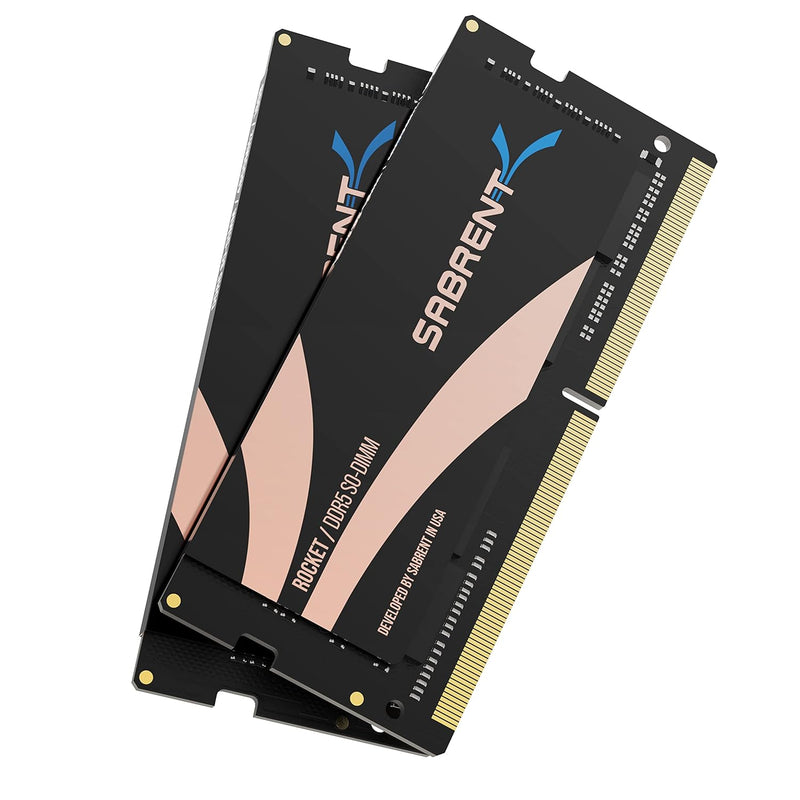 SABRENT Rocket DDR5 32GB SO-DIMM 4800MHz Memory Kit (2x16GB) for Laptop, Ultra